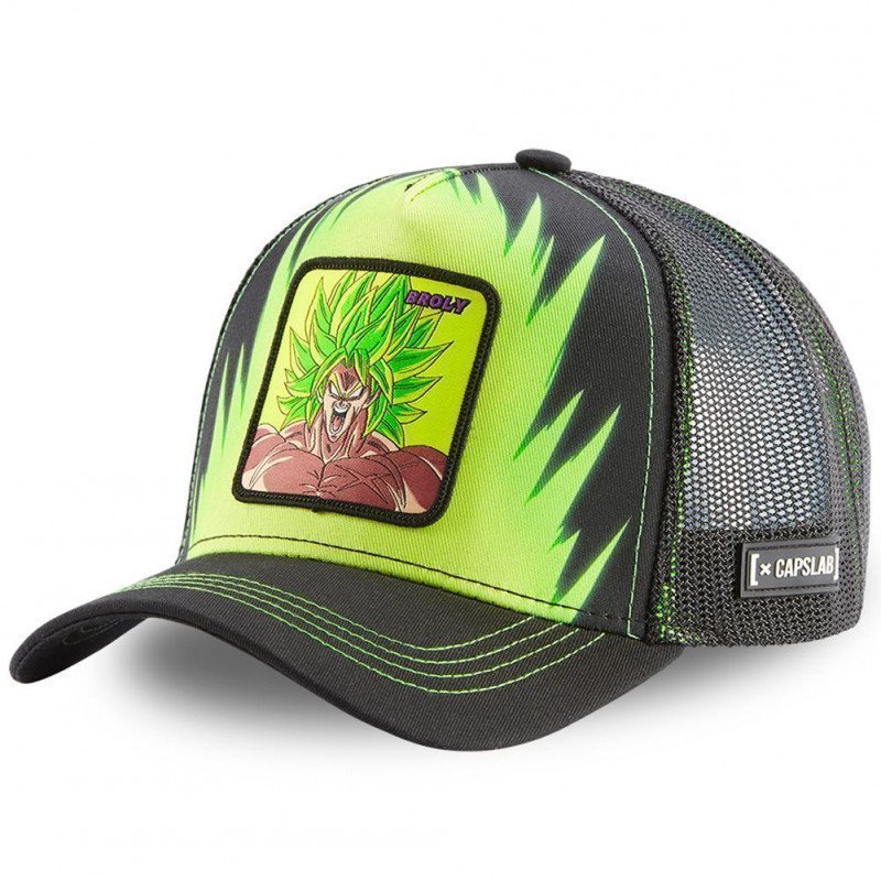 DRAGON BALL Z Casquette Homme Microcoton BRO 2 Noir Vert CAPSLAB