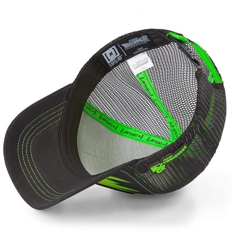 DRAGON BALL Z Casquette Homme Microcoton BRO 2 Noir Vert CAPSLAB