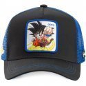 DRAGON BALL Z Casquette Homme Microcoton GOK 2 Noir Bleu CAPSLAB