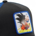 DRAGON BALL Z Casquette Homme Microcoton GOK 2 Noir Bleu CAPSLAB