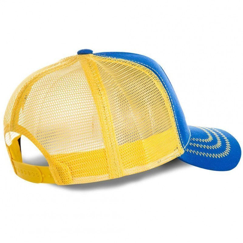 DRAGON BALL Z Casquette Homme Microcoton VEG Bleu Jaune CAPSLAB