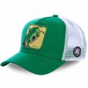 DRAGON BALL Z Casquette Homme Microcoton PIC 1 Blanc Vert CAPSLAB