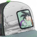 DRAGON BALL Z Casquette Homme Microcoton ZIG 3 Gris Noir CAPSLAB