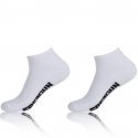 LOT DE 2 Socquettes Chaussettes Homme TOP Blanc et Noir
