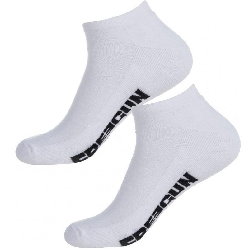 LOT DE 2 Socquettes Chaussettes Homme TOP Blanc et Noir