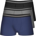 MARGINAL Lot de 3 Boxers Homme MicroCoton PACKX3 Azur Souris Noir