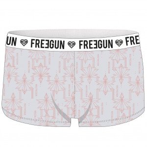 FREEGUN Boxer Fille Microfibre ARTR2 Gris Rose