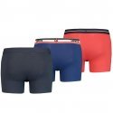LOT DE 3 Boxer Sous-vêtements Homme GIFTBOX Bleu et Rouge