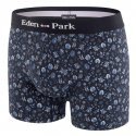 EDEN PARK Boxer Homme Coton FLOWERS Marine