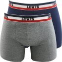 LEVI'S Lot de 2 Boxers Homme Coton SPRTSWR LOGO Dress blue