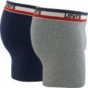 LEVI'S Lot de 2 Boxers Homme Coton SPRTSWR LOGO Dress blue