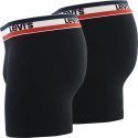 LEVI'S Lot de 2 Boxers Homme Coton LOGON  Noir