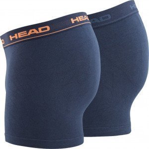 HEAD Lot de 2 Boxers Homme Coton BASIC PACK Peacoat Orange