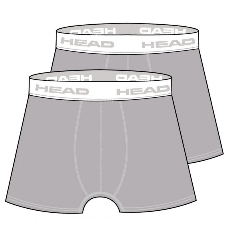 HEAD Lot de 2 Boxers Homme Coton BASIC PACK Souris