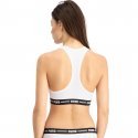 PUMA Brassière Femme Coton ICONICN Blanc