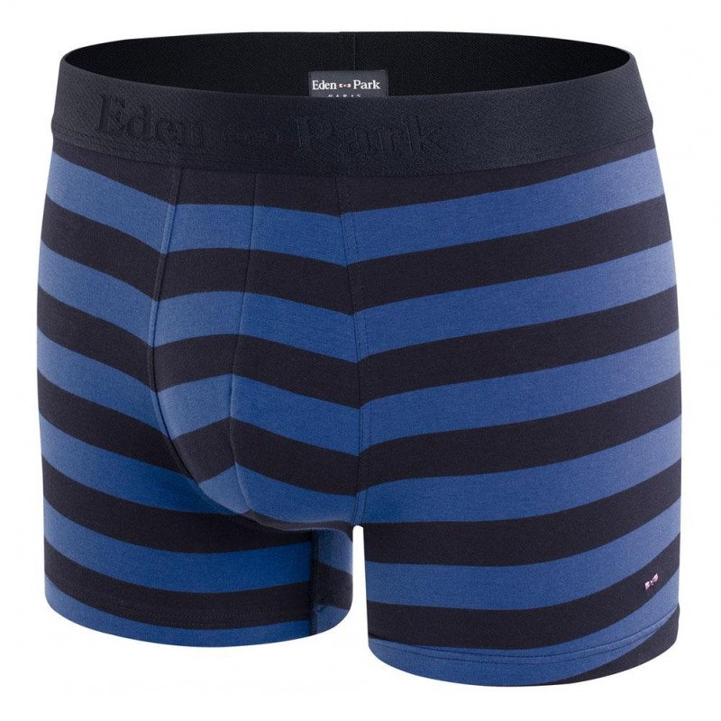 EDEN PARK Boxer Homme Coton ISLAND Bleu néon