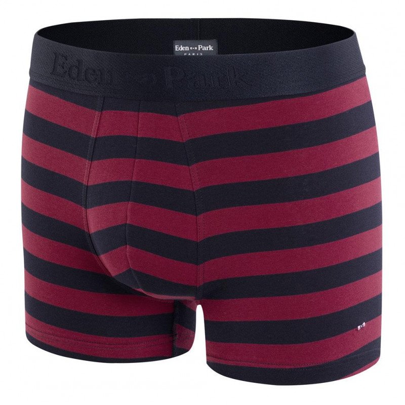 EDEN PARK Boxer Homme Coton ISLAND Beet red