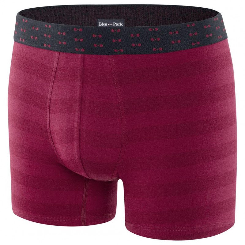 EDEN PARK Boxer Homme Coton RAYLARG Beet red