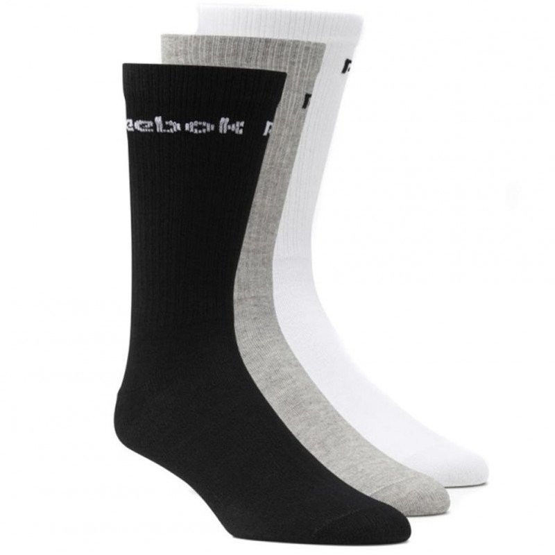 LOT DE 3 Chaussettes Chaussettes Homme TRAINING Noir et Gris