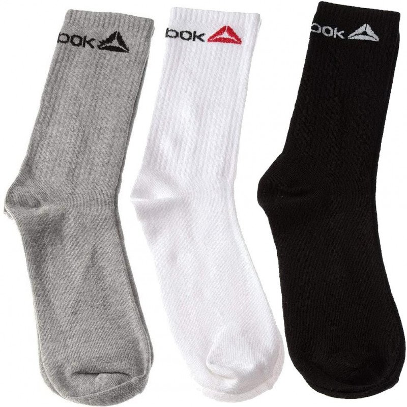 LOT DE 3 Chaussettes Chaussettes Homme TRAINING Noir et Gris