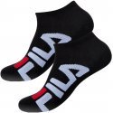 FILA Lot de 2 paires de Socquettes Homme Coton CSTC Noir