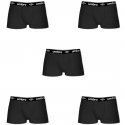 UMBRO Lot de 5 Boxers Homme Coton BCX5CLASS 1 Noir