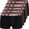 LOT DE 5 Boxer Sous-vêtements Homme BCX5CLASS Noir et Bordeaux