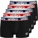 LOT DE 5 Boxer Sous-vêtements Homme BCX5CLASS Noir et Rouge
