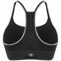 CHAMPION Brassière coquée Femme Coton SEAMLESS FASHION Noir