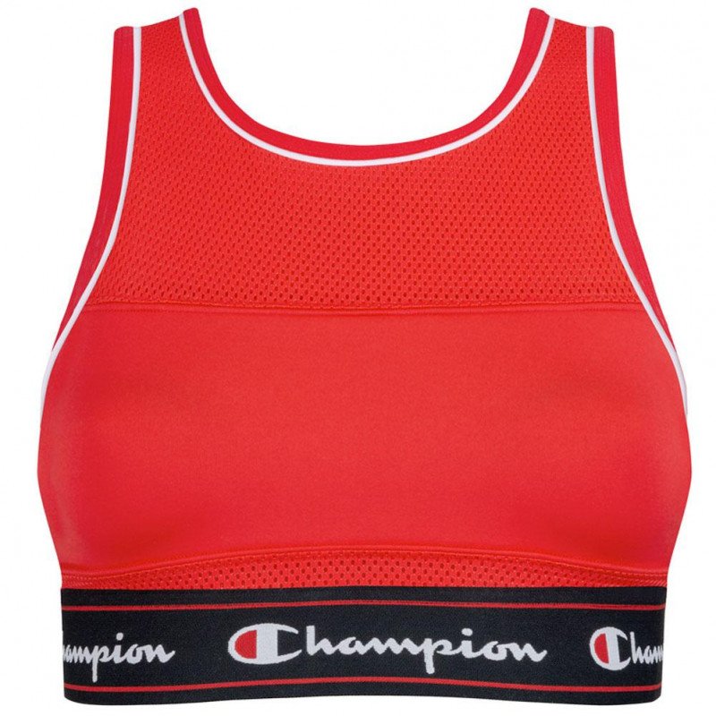 Brassière Femme TANK FASHION Rouge et Noir