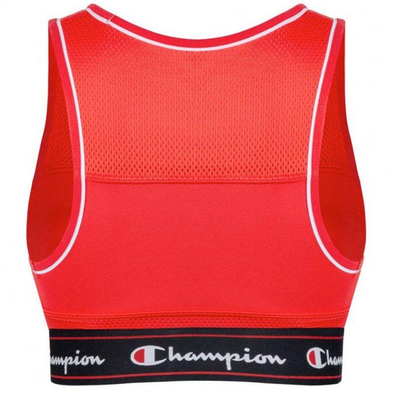 Brassière Femme TANK FASHION Rouge et Noir