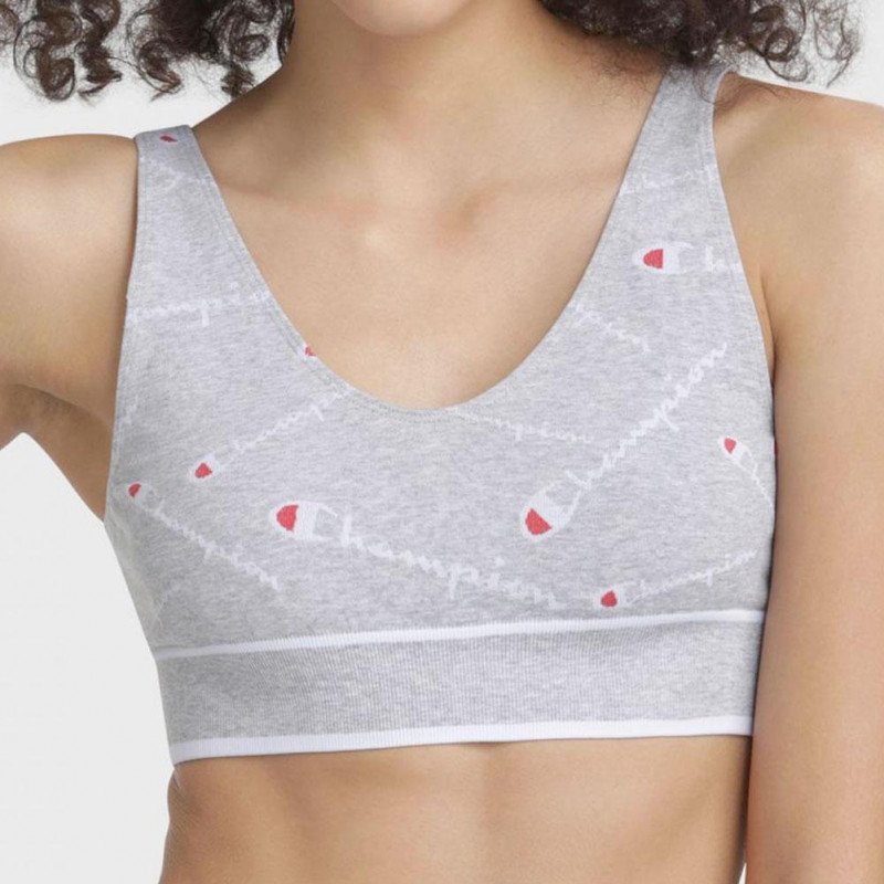 Brassière Femme SEAMLESS BRALETTE Gris et Souris