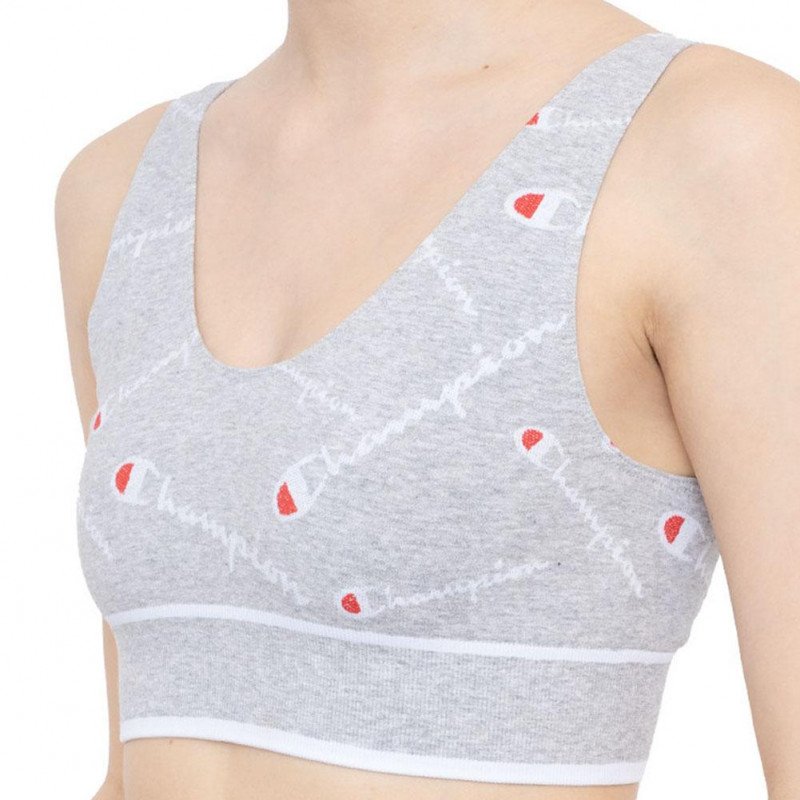 Brassière Femme SEAMLESS BRALETTE Gris et Souris