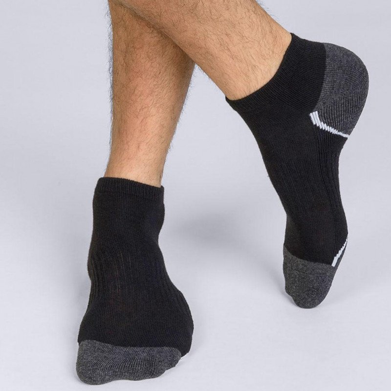 LOT DE 3 Socquettes Chaussettes Homme IMPLEGER Noir et Gris