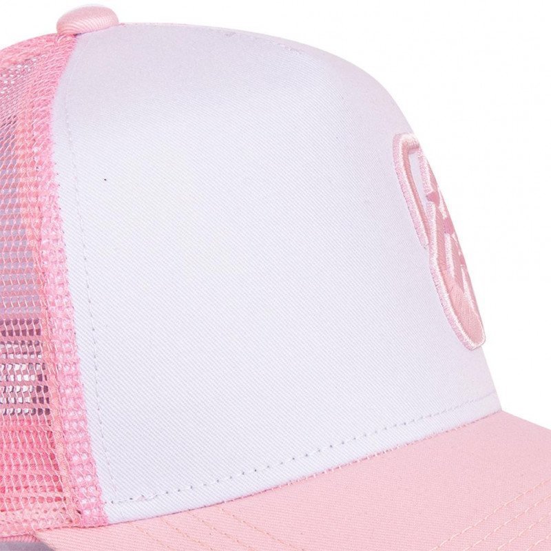 FREEGUN Casquette Fille MicroCoton TRUCK Blanc Rose