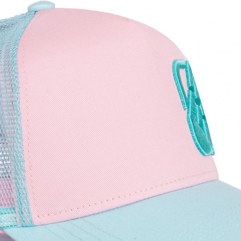 Casquette Fille TRUCK Bleu et Rose