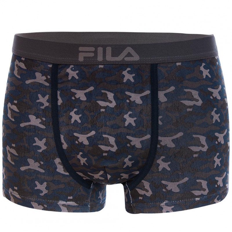 Boxer Homme CAMO Bleu et Gris
