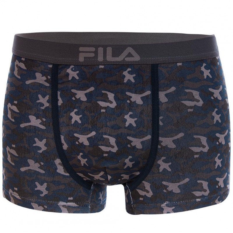 FILA Boxer Homme Coton CAMO Marine