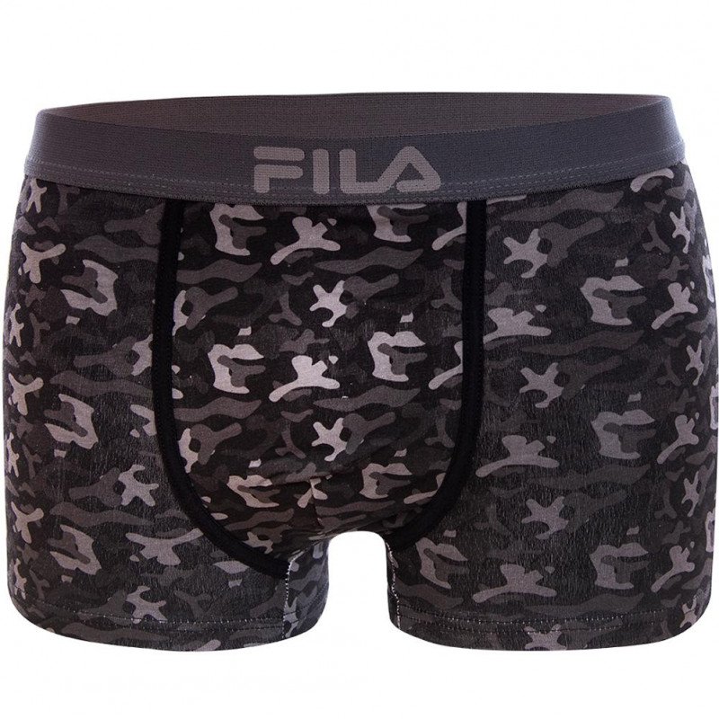 FILA Boxer Homme Coton CAMO Noir