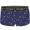 Boxer Fille ETOB2 Bleu et Jaune