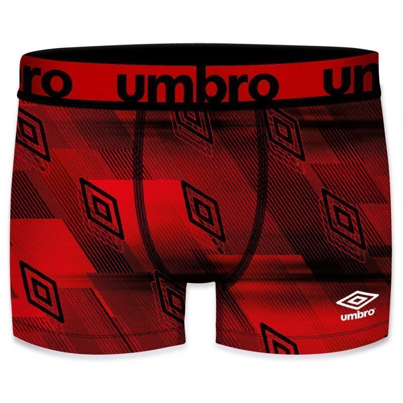 Boxer Homme SUBASS6 Noir et Rouge