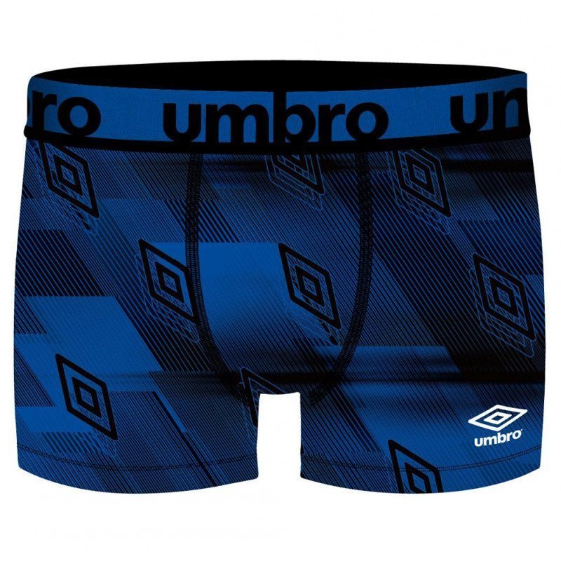 UMBRO Boxer Homme Microfibre SUBASS6 Bleu Noir