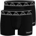 LOT DE 2 Boxer Sous-vêtements Homme BCX2ATHAS1 Noir et Blanc