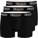 KAPPA Lot de 3 Boxers Homme Coton BCX3CLASS1 Noir