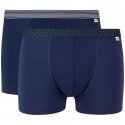 LOT DE 2 Boxer Sous-vêtements Homme MIXANDPRINTS Bleu et Denim