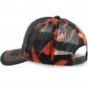 VON DUTCH Casquette Homme MicroCoton ABOB A Noir Orange