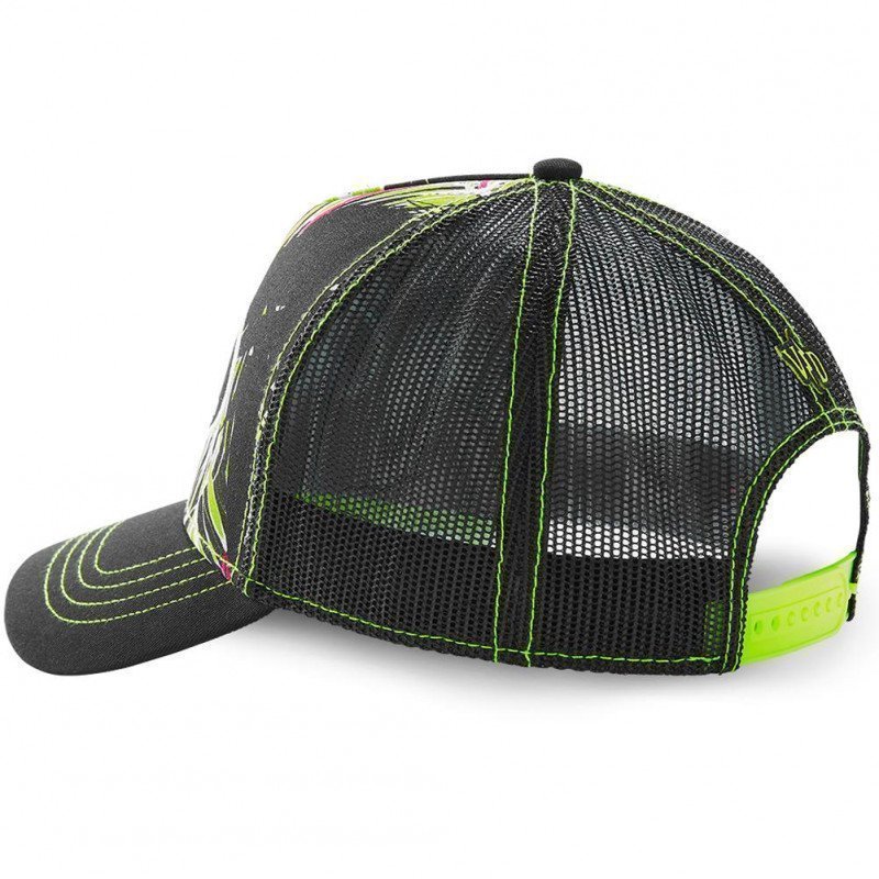 VON DUTCH Casquette Homme MicroCoton AHIG AOP Noir Vert