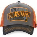 VON DUTCH Casquette Homme MicroCoton ARAC GRE Gris Orange