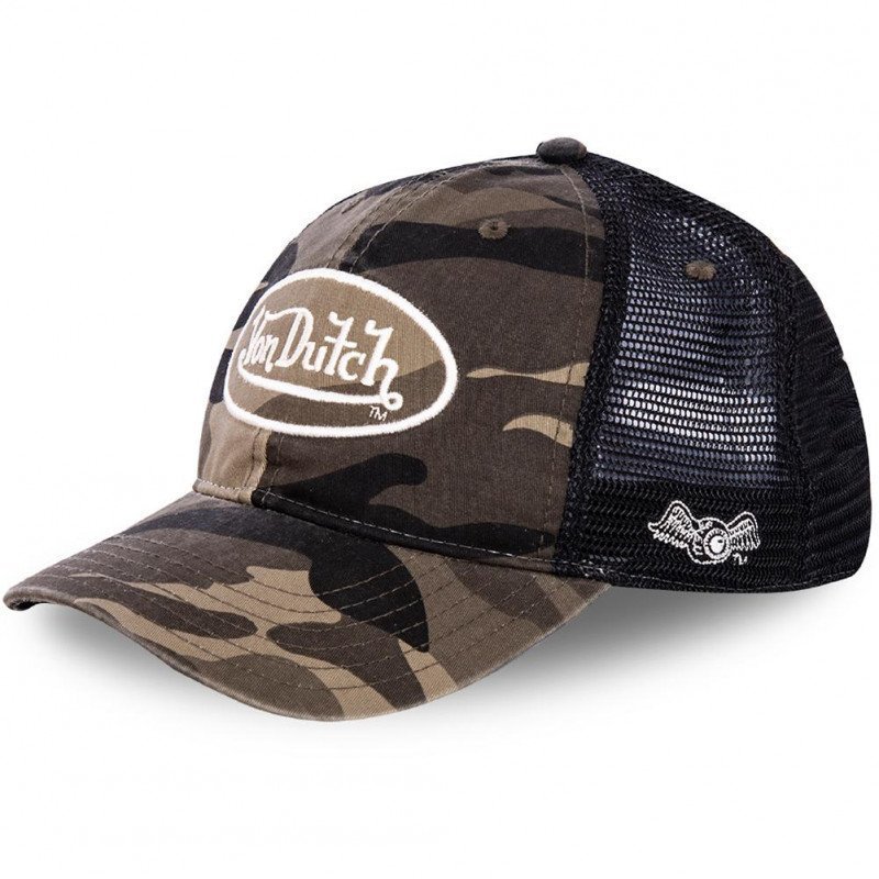 Casquette Homme ARMY Noir et Kaki