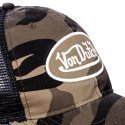 VON DUTCH Casquette Homme MicroCoton ARMY02 Noir Vert